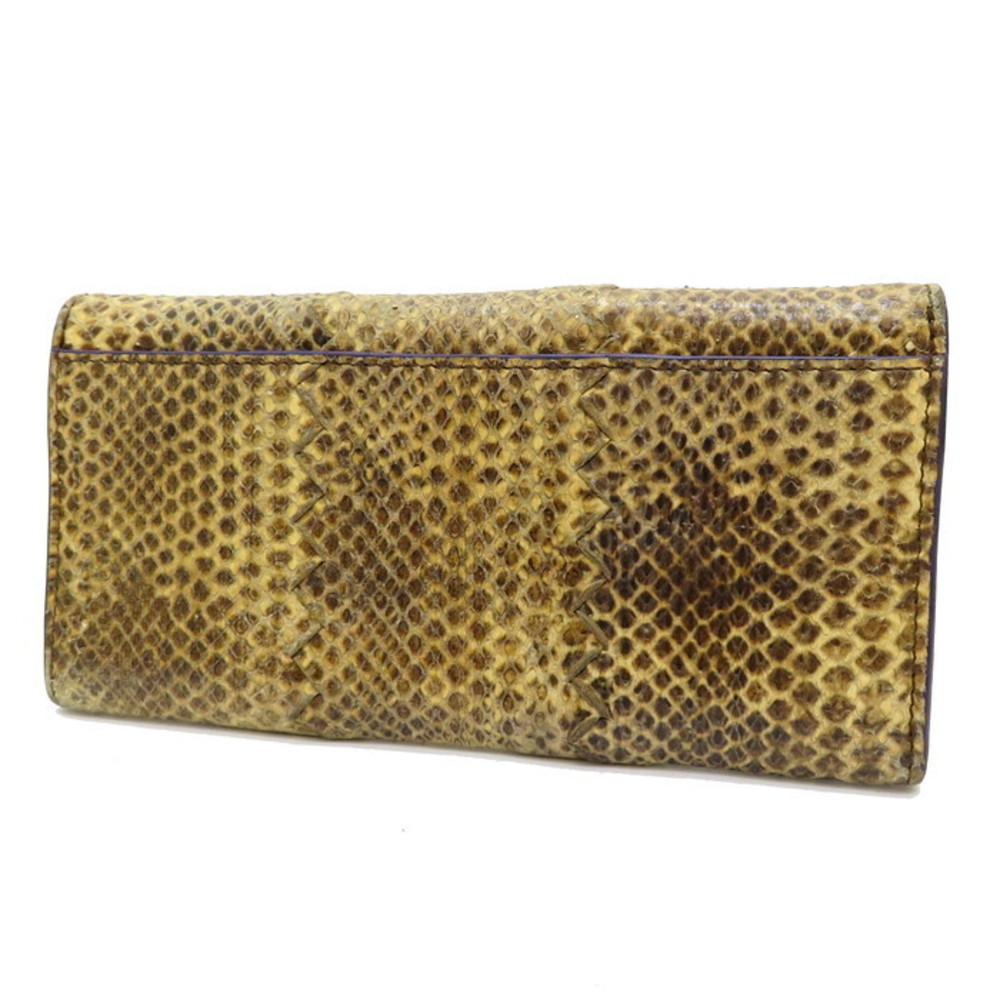 Bottega Veneta Ayers Long Wallet Python Leather B… - image 2
